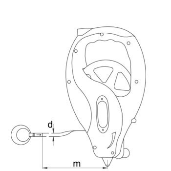 Unior merna traka dugacka 50m 714 621525-1